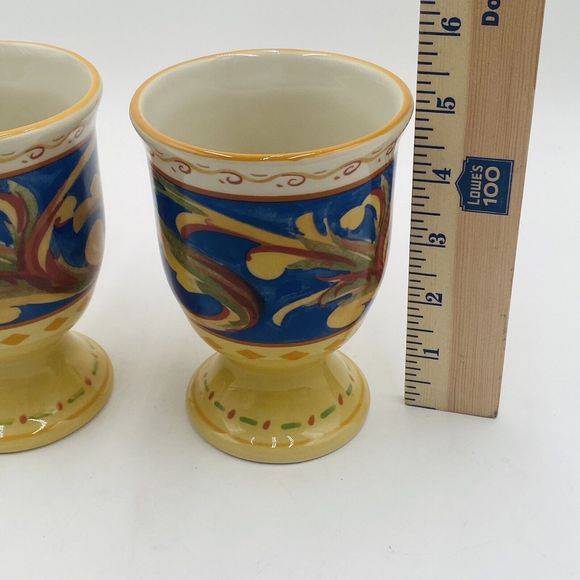 Pfaltzgraff Villa Della Luna Coffee / Tea Mug Set of 2 Jana Kolpen Mary Tiegreen - Picture 8 of 11